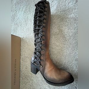 Freebird by Steven Beau Stone lace up boots